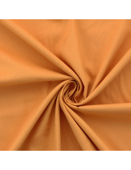 Tissu popeline de coton - Ocre