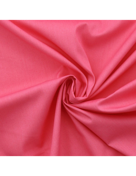 Tissu popeline de coton - Fuchsia