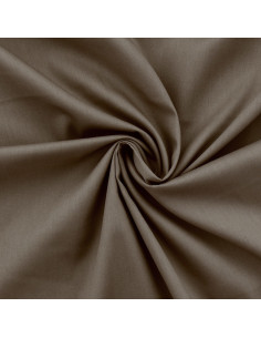 Tissu popeline de coton - Taupe