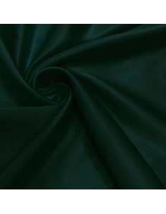 Tissu satin extensible - Vert foncé