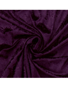 Tissus panne de velours - Violet