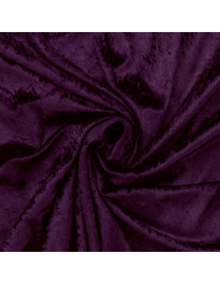 Tissus panne de velours - Violet
