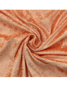 Tissus panne de velours - Orange