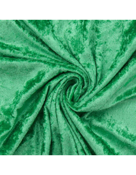 Tissus panne de velours - Vert