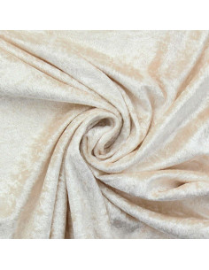 Tissus panne de velours - Champagne