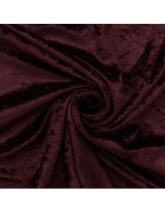 Tissus panne de velours - Marron