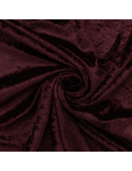 Tissus panne de velours - Marron