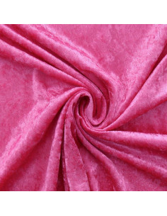 Tissus panne de velours - Fuschia