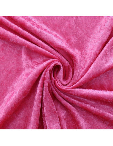 Tissus panne de velours - Fuschia