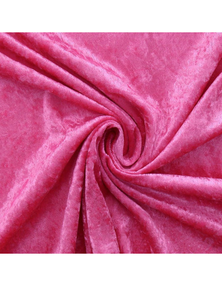 Tissus panne de velours - Fuschia