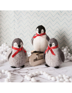 Kit feutrine - Bébés pingouins