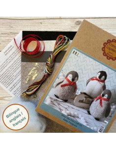 Kit feutrine - Bébés pingouins 2