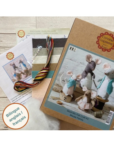 Kit feutrine - Famille souris