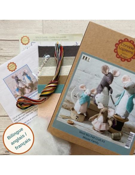 Kit feutrine - Famille souris