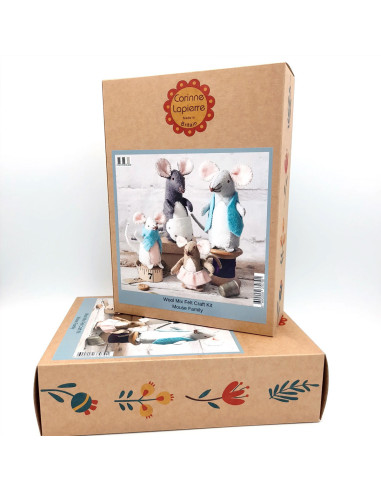 Kit feutrine - Famille souris