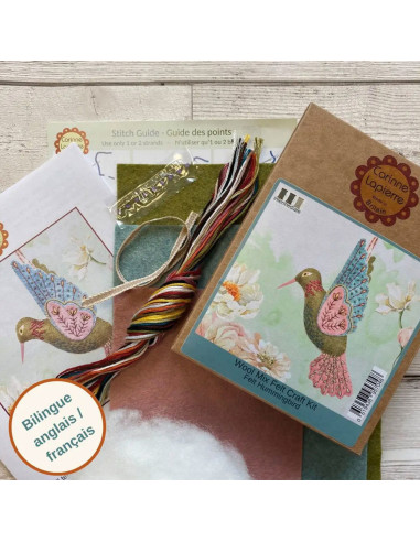 Kit feutrine - Colibri