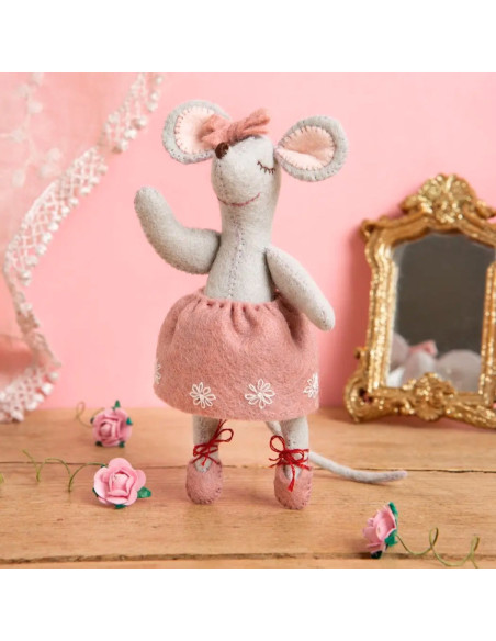 Kit feutrine - Souris danseuse étoile