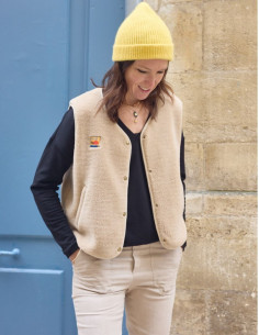 Patron de gilet sans manche Sherpa - Atelier Scämmit