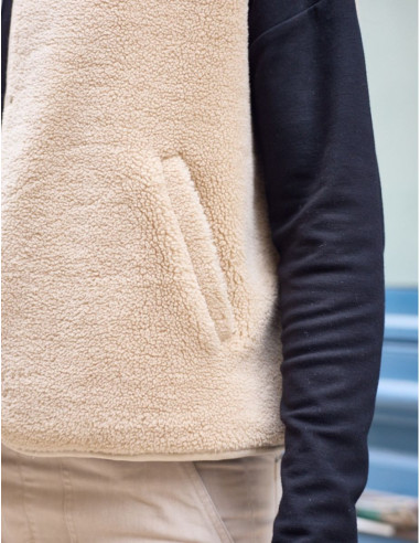 Patron de gilet sans manche Sherpa - Atelier Scämmit