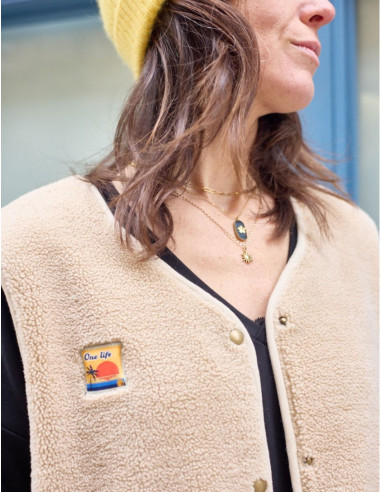 Patron de gilet sans manche Sherpa - Atelier Scämmit