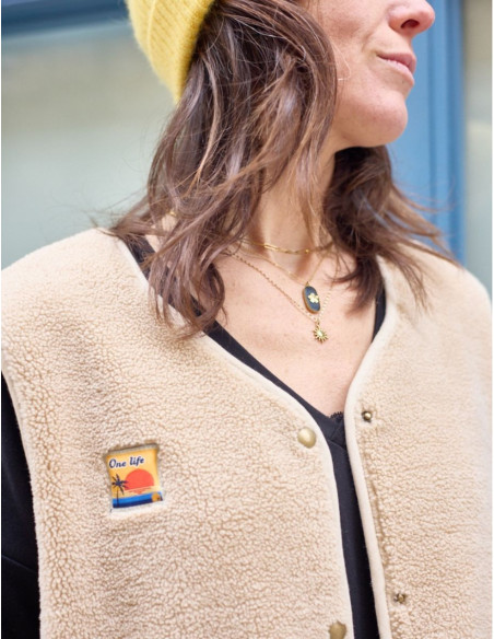 Patron de gilet sans manche Sherpa - Atelier Scämmit