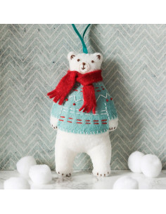 Kit feutrine - Ours polaire