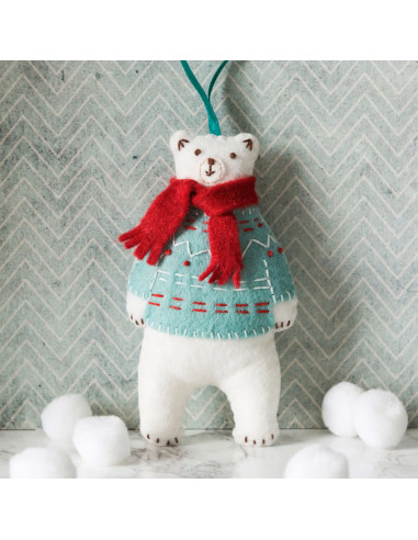 Kit feutrine - Ours polaire