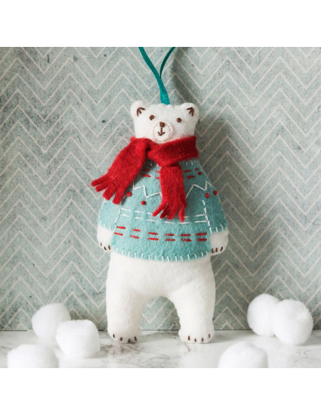 Kit feutrine - Ours polaire