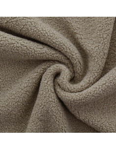 Tissu fourrure bouclette Teddy - Beige