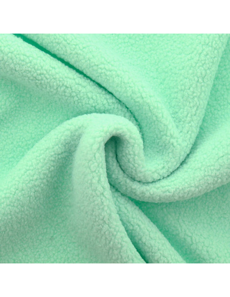 Tissu fourrure bouclette Teddy - Mint