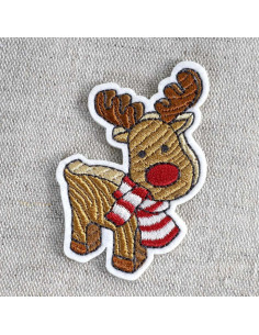 Écusson thermocollant c´est noël - Renne