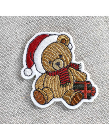 Écusson thermocollant c´est noël - Ours