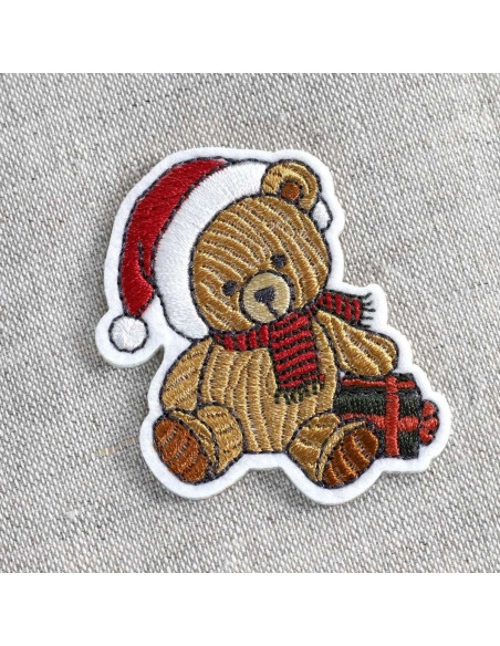 Écusson thermocollant c´est noël - Ours