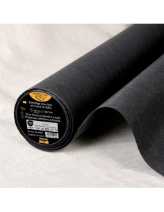 Entoilage non tissé thermocollant épais - Noir