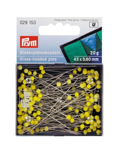 Epingles tête de verre extra-longues 20 Grs