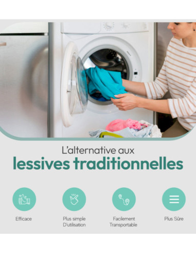 Lessive en feuilles Haute Couture