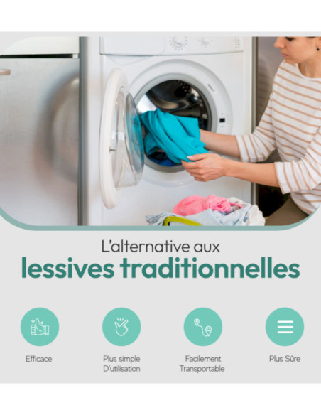 Lessive en feuilles Haute Couture