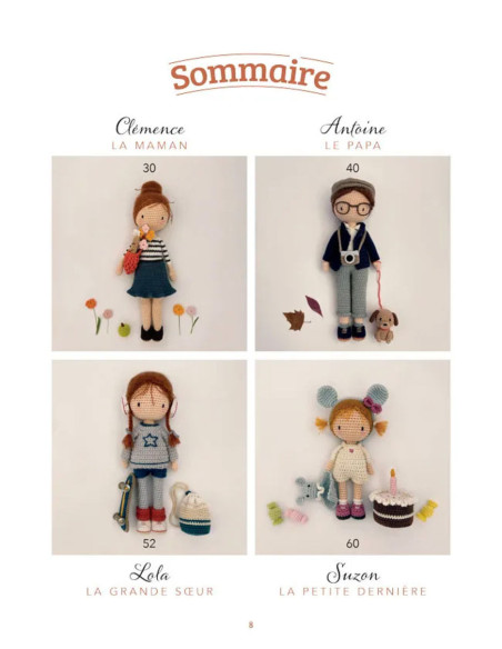 Livre la famille de Lulu au crochet