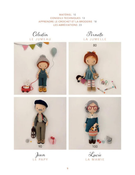 Livre la famille de Lulu au crochet