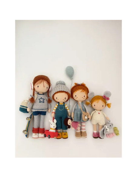 Livre la famille de Lulu au crochet