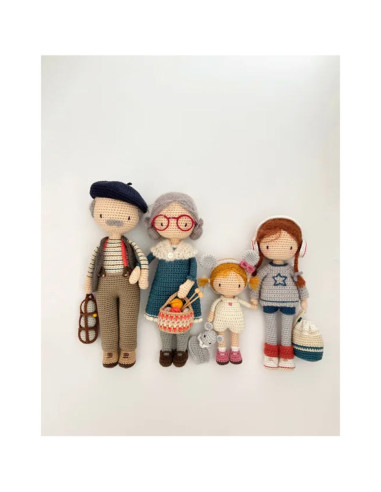 Livre la famille de Lulu au crochet