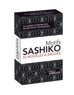 Coffret motifs Sashiko - 52 modèles à broder