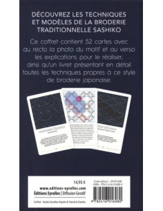 Coffret motifs Sashiko - 52 modèles à broder 2