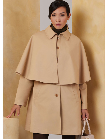 Patron de manteau - Vogue 2074