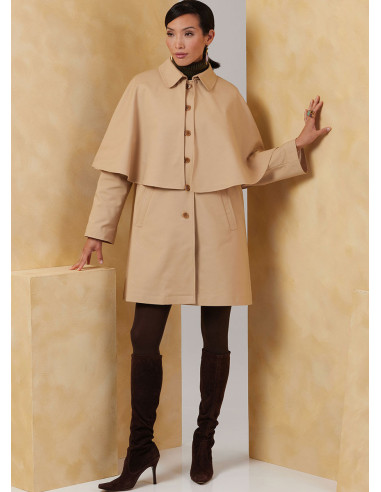 Patron de manteau - Vogue 2074