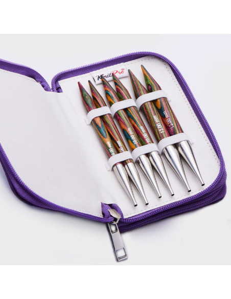 Trousse aiguilles à tricoter circulaires KnitPro Chunky Symfonie Wood