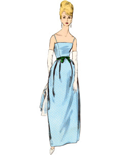 Patron de robe vintage - Vogue 2082