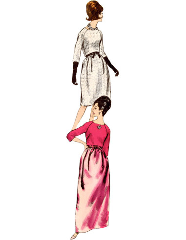 Patron de robe vintage - Vogue 2082
