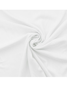 Tissu popeline de viscose - Blanc