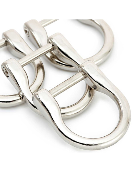 Lot 4 attaches pour anses de sacs à main - Argent